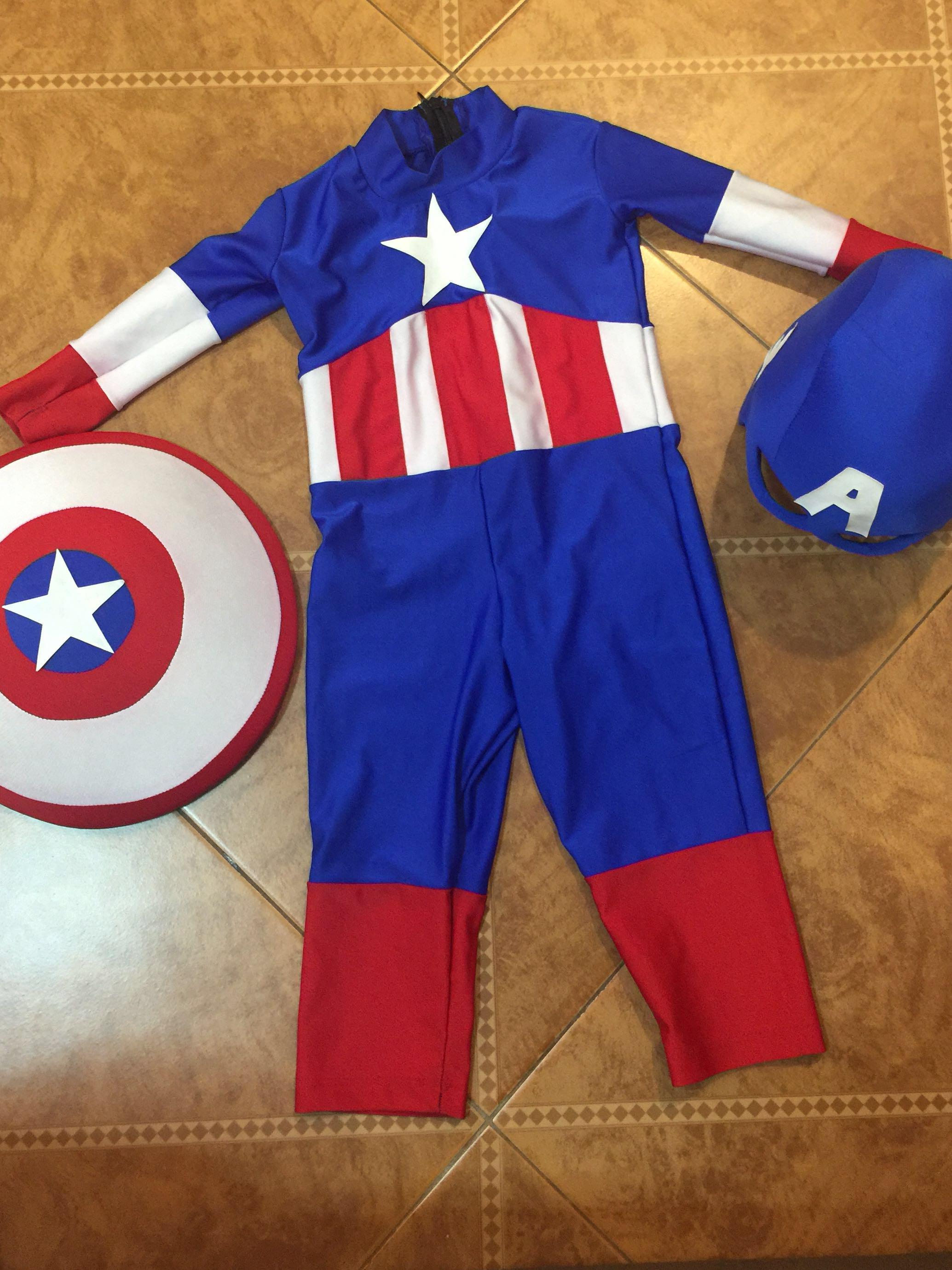 Captain America Costume For 1 Year Old Babies Kids Babies Kids Fashion On Carousell
