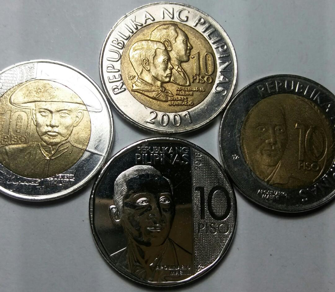 Different Ten Peso Coins Hobbies Toys Memorabilia Collectibles different-ten-peso-coins-hobbies-toys-memorabilia-collectibles