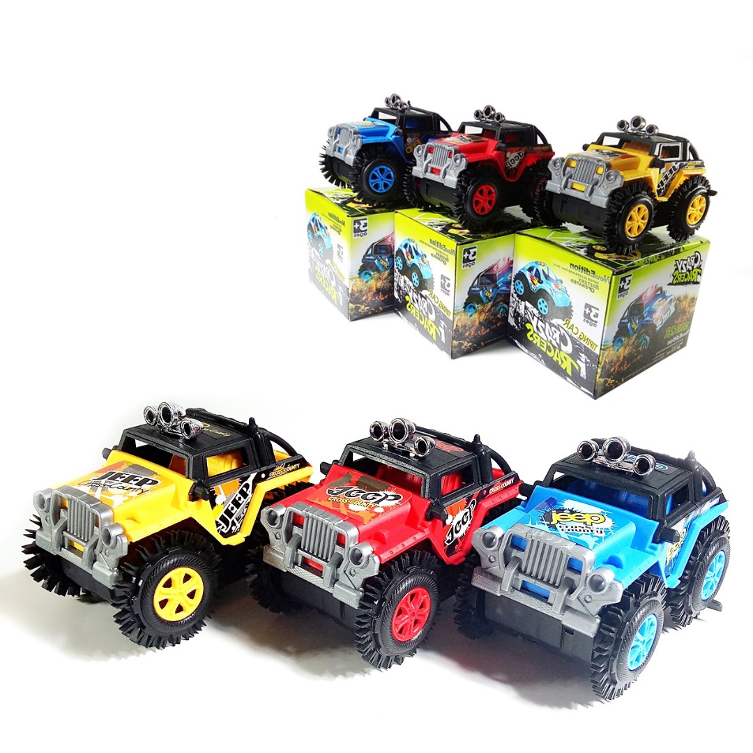 children police jeep