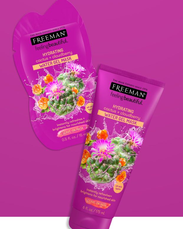 Freeman Hydrating Catus Cloudberry Water Gel Mask Kesehatan Kecantikan Kulit Sabun Tubuh Di Carousell