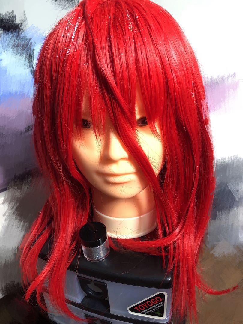 Get Wallpaper Houseki No Kuni Cinnabar Wig Bn Red Wig Cosplay Hnk Entertainment For Free