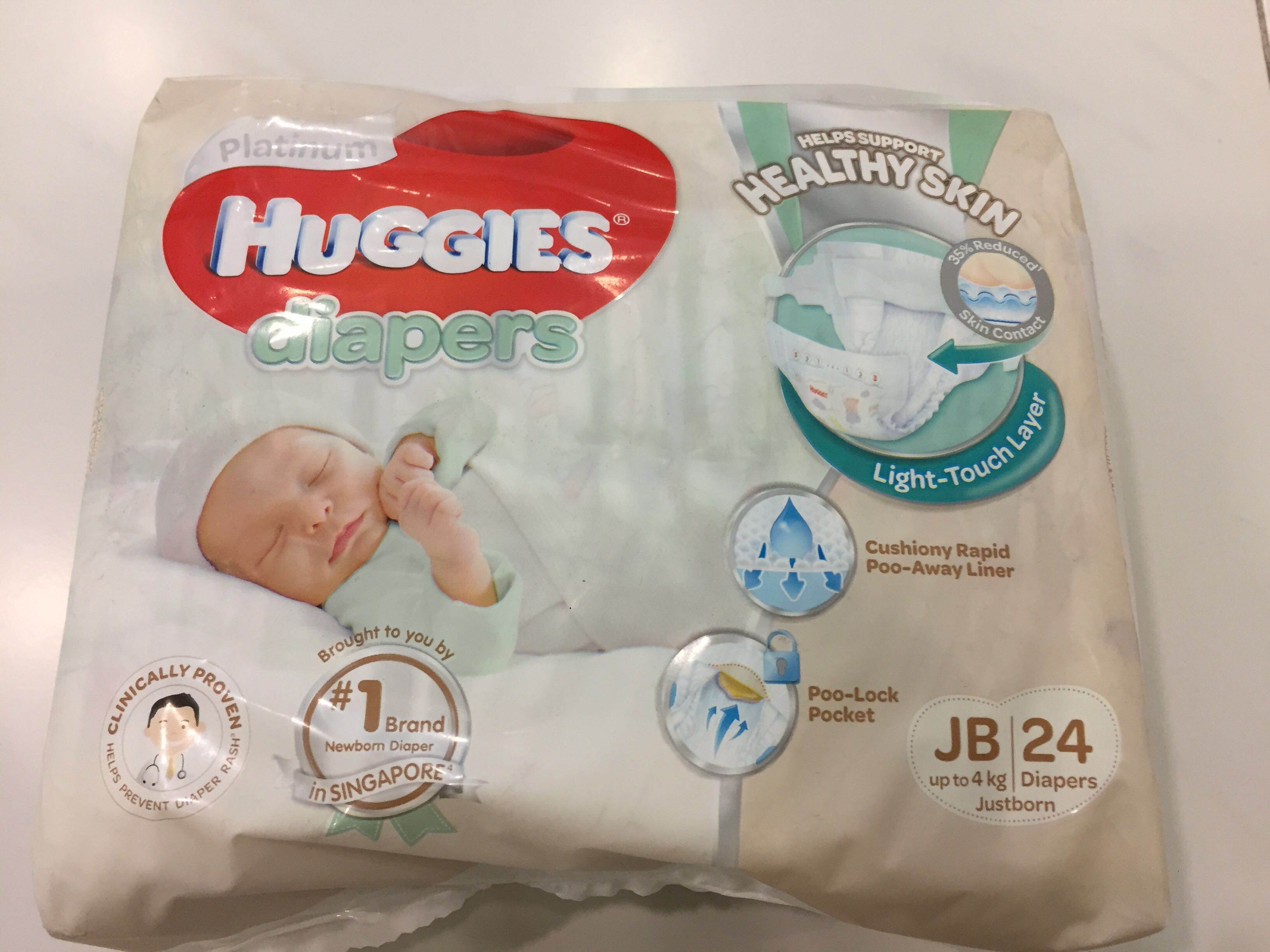 huggies platinum just born