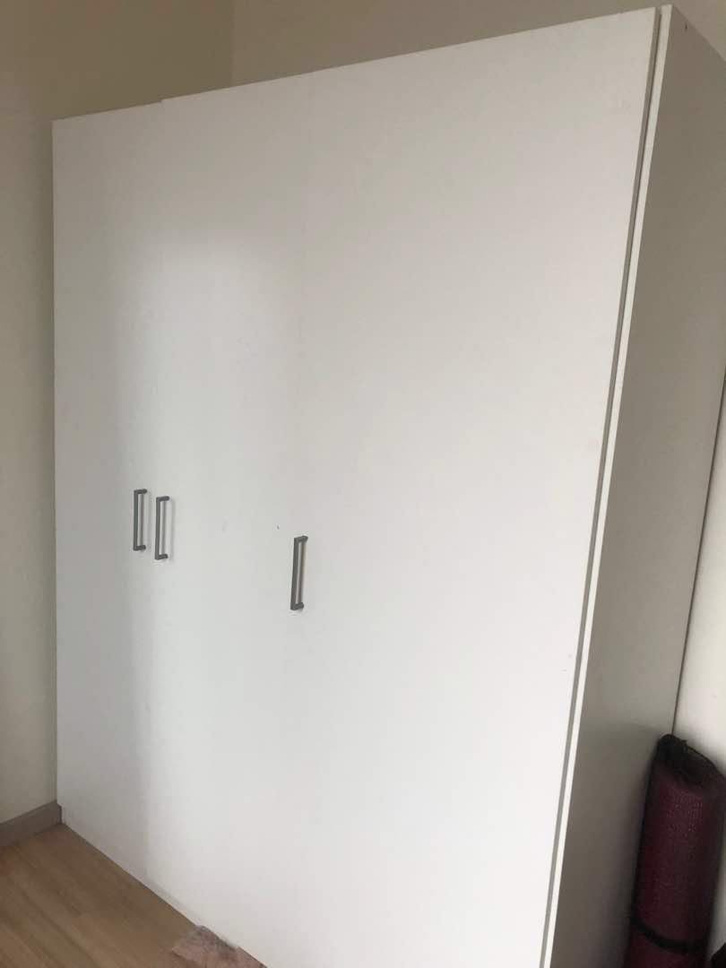 IKEA DOMBAS 3 door wardrobe, Furniture & Home Living, Furniture, Shelves, & Racks on