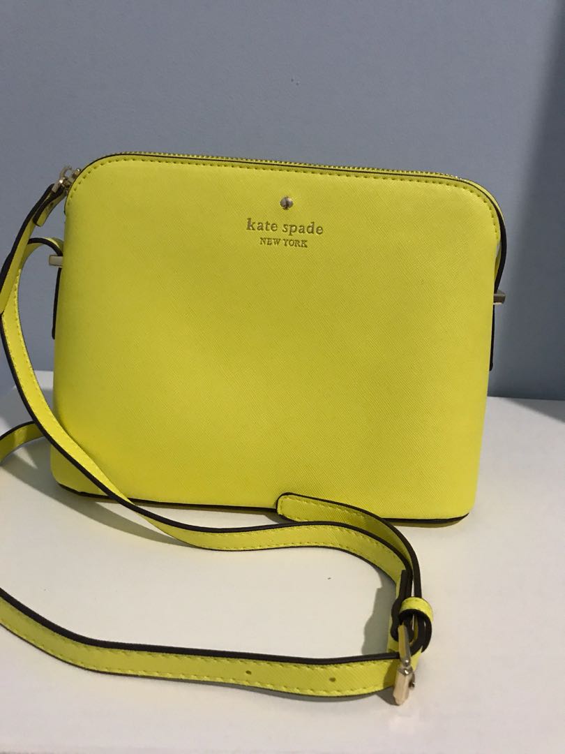 Kate spade bag yellow cheap