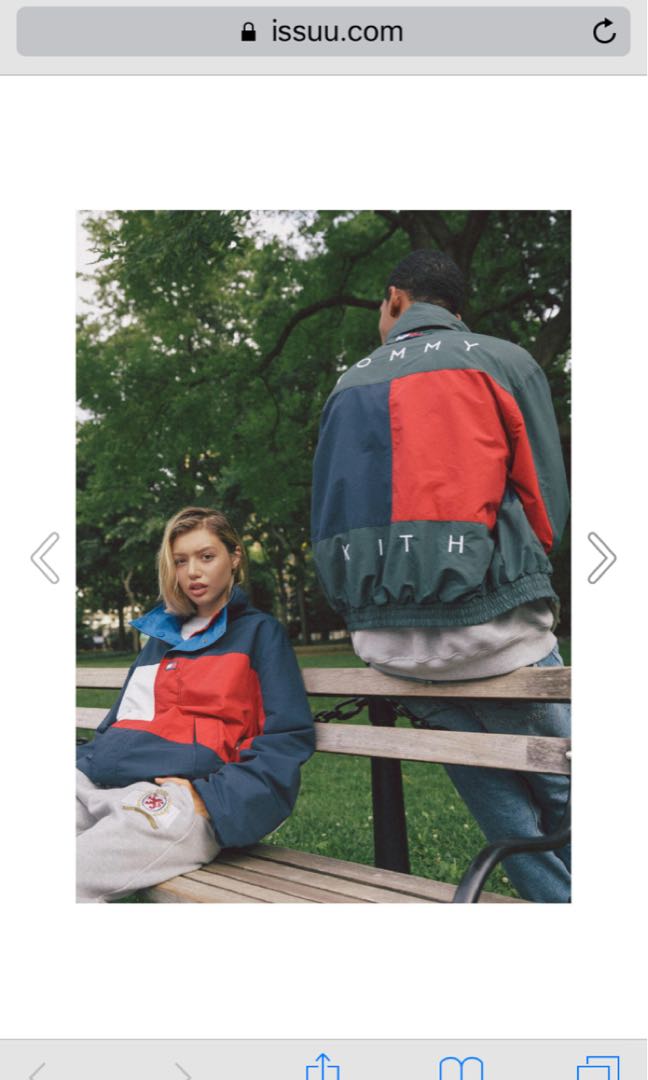 Kith x tommy hilfiger reversible 
