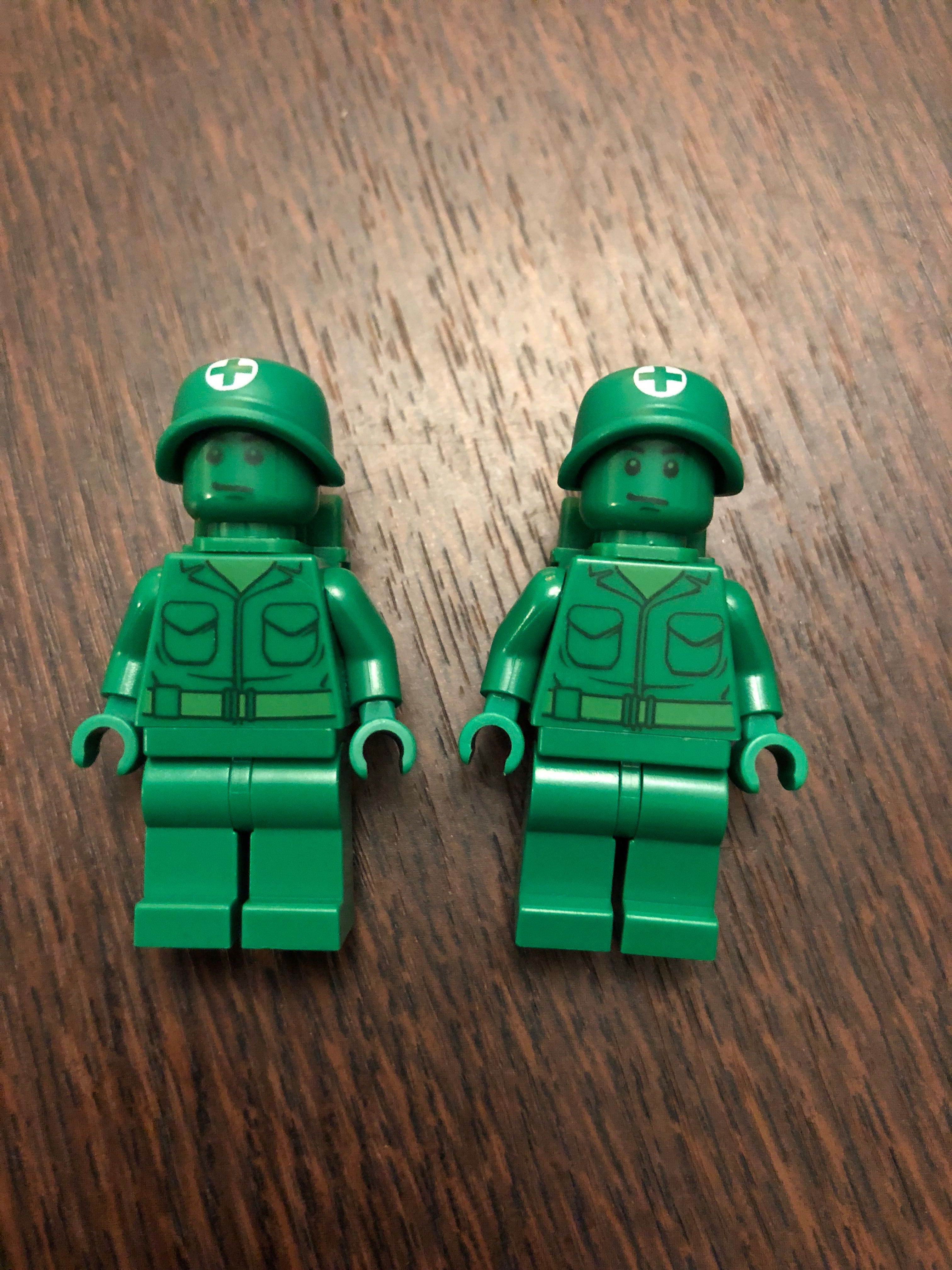 army man toy in space