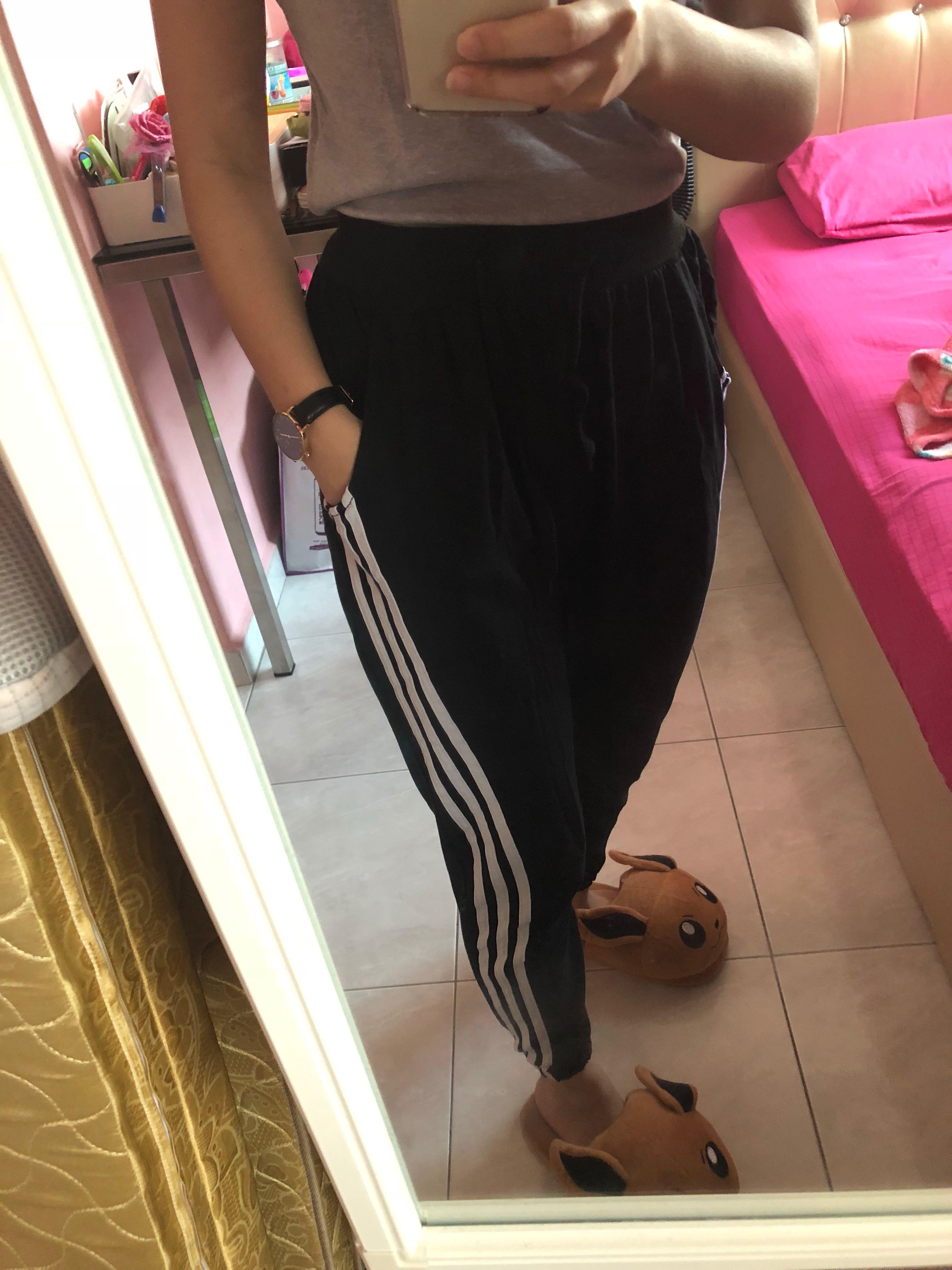 track pants too long