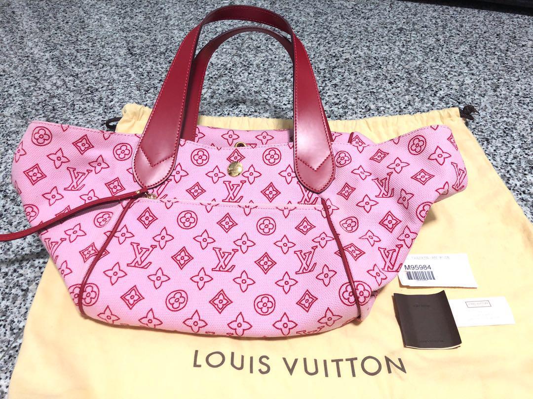 LOUIS VUITTON M95984 Beach Line Cabas Ipanema PM Tote Bag Rose Pink Used  230401T