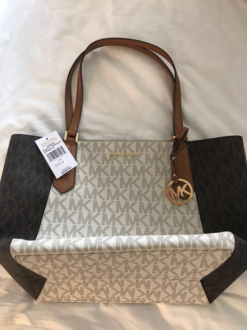 MICHAEL Michael Kors Kimberly Large Bonded 3 in 1 Tote Bisque Crossbody  Clutch bundle  Buy Online at Best Price in KSA  Souq is now Amazonsa  Fashion