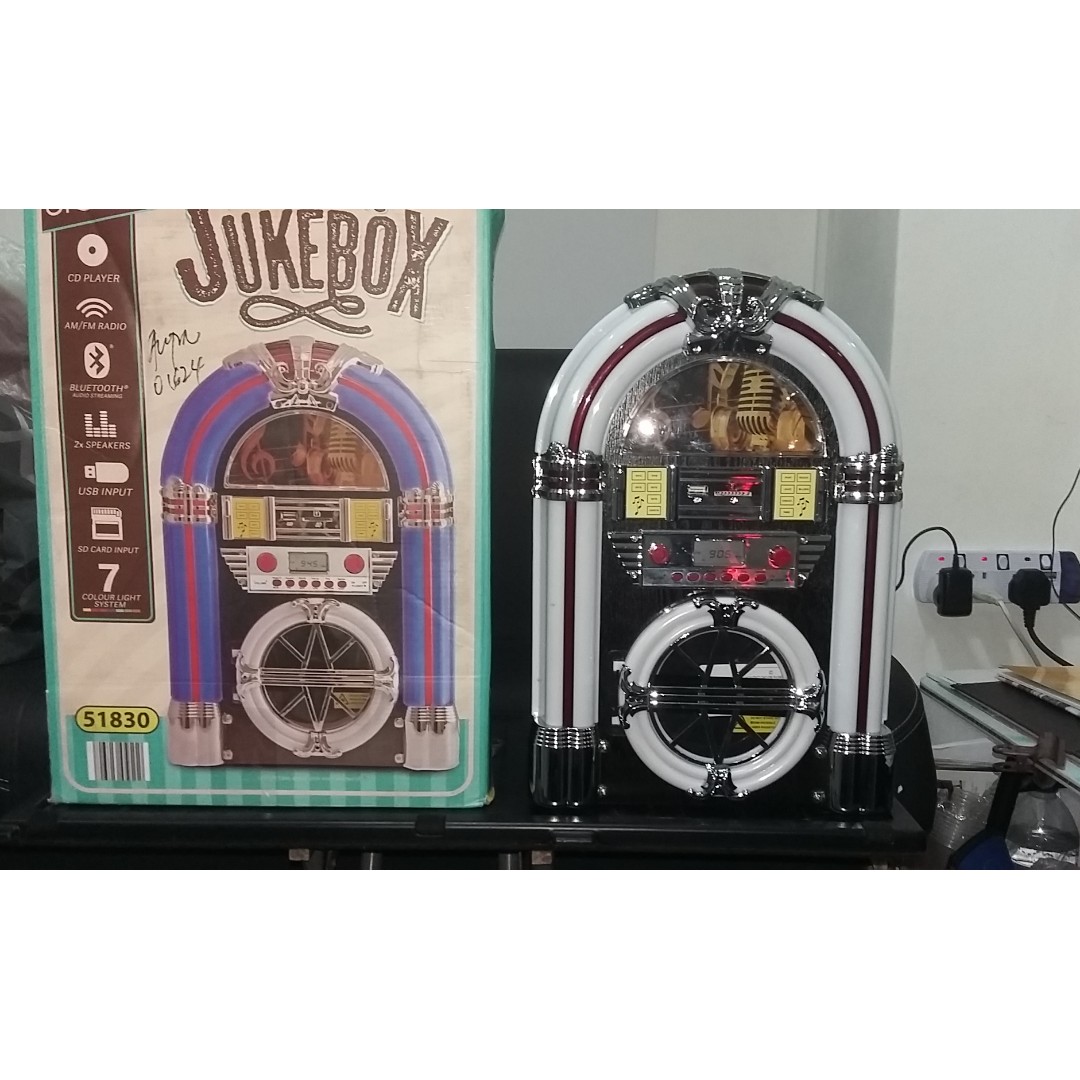 Mini Jukebox with Bluetooth, Audio, Portable Music Players on Carousell