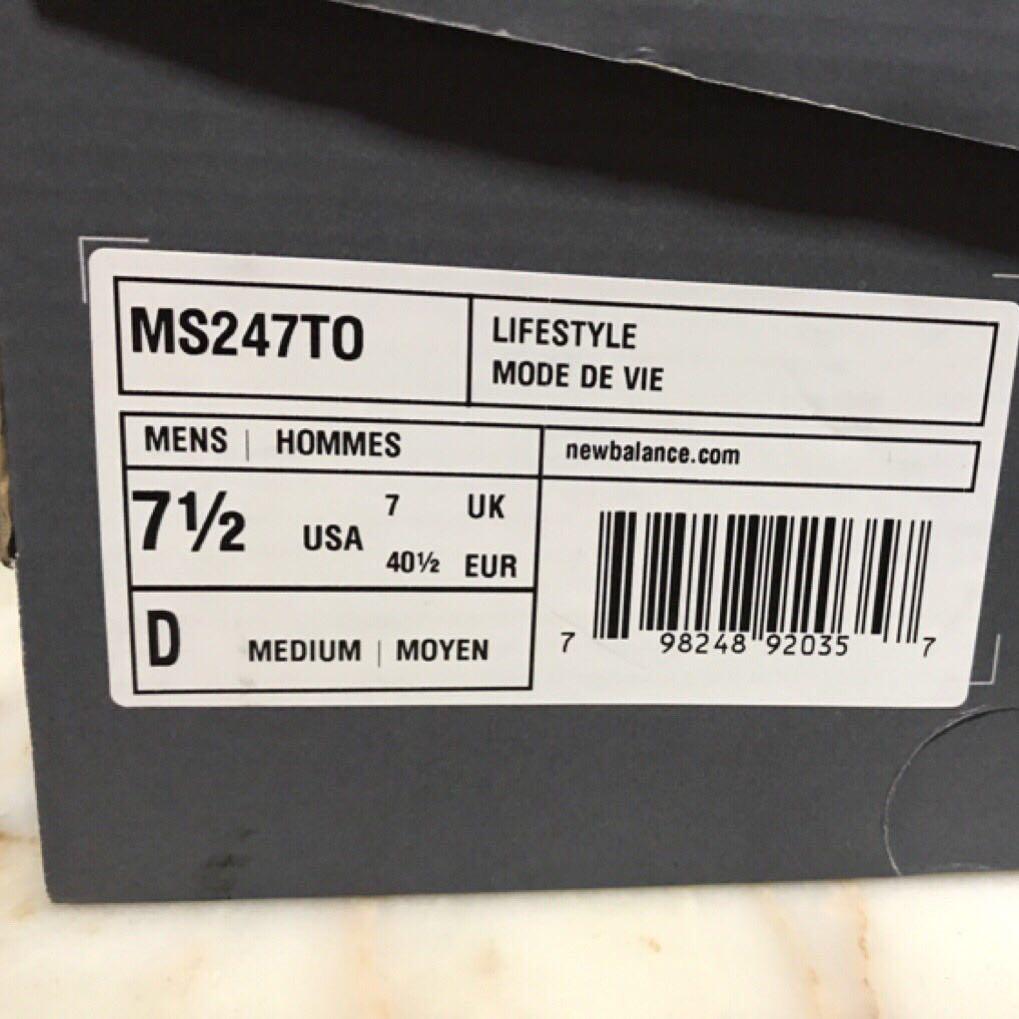 New Balance MS247TO Men s Fashion Footwear Dress Shoes on Carousell