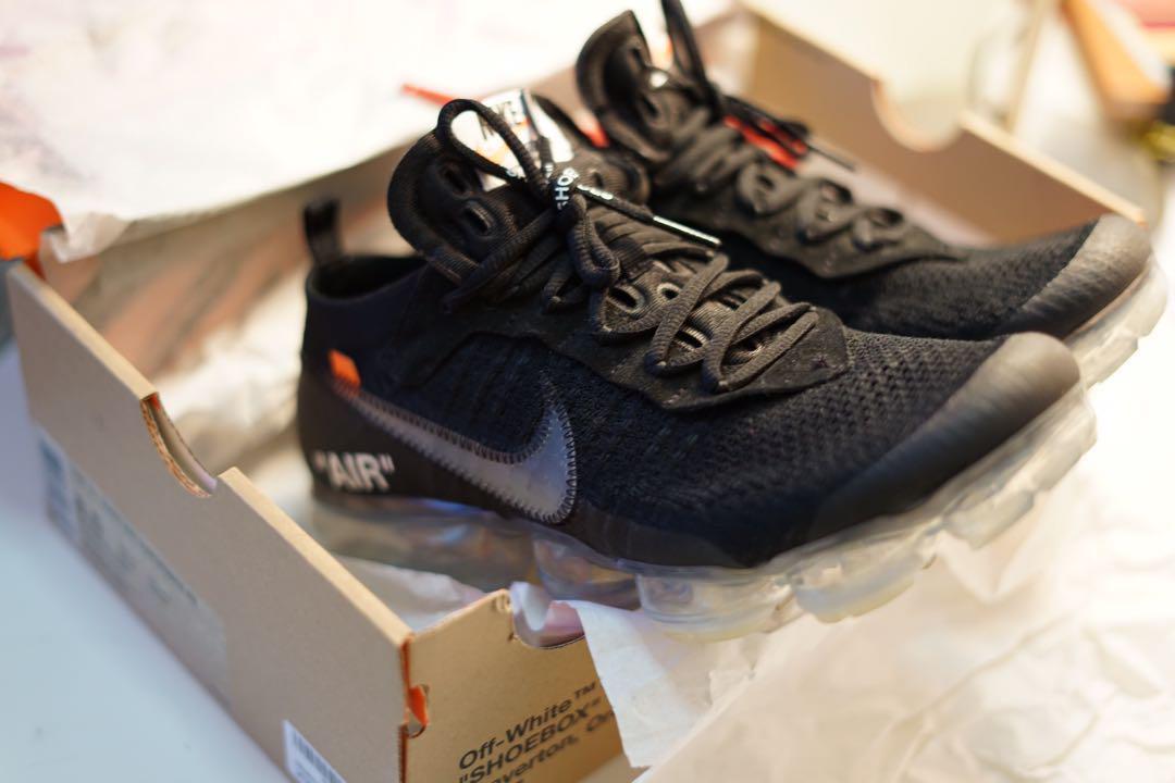 Nike Vapormax Off White Hombre Zapatillas Negro en