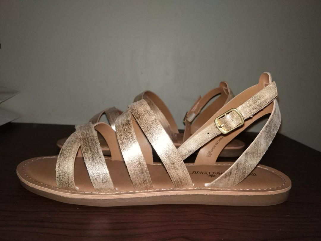 gold sandals payless