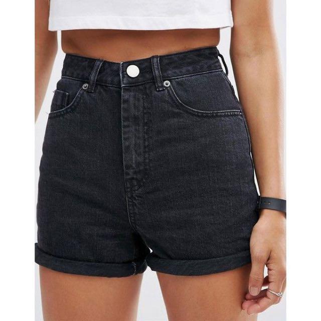 pull and bear high waisted shorts