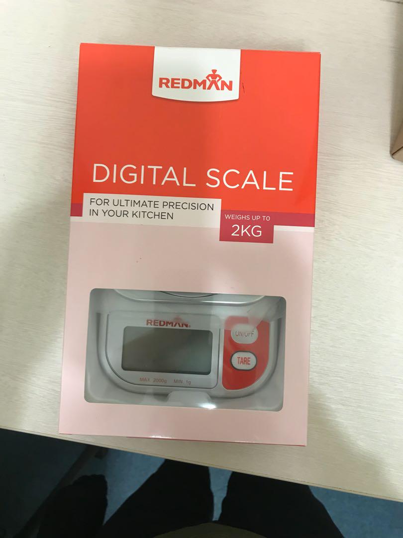 Redman Kitchen Scale Redman Digital kitchen scale, Furniture & Home Living, Bathroom ...