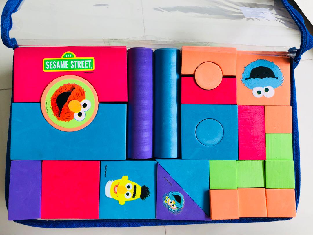 sesame street foam building blocks