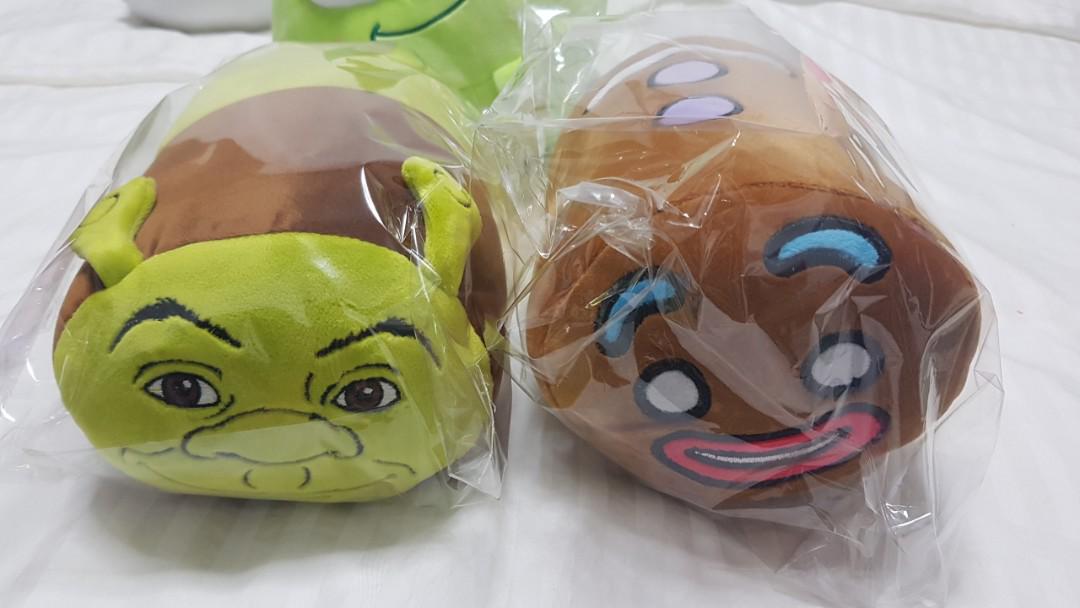 Shrek And Gingerbread Man Mini Pillow Bolster Toys Games
