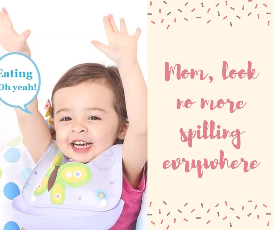 Silicone Bib / Napkin for kids, Babies & Kids, Nursing & Feeding