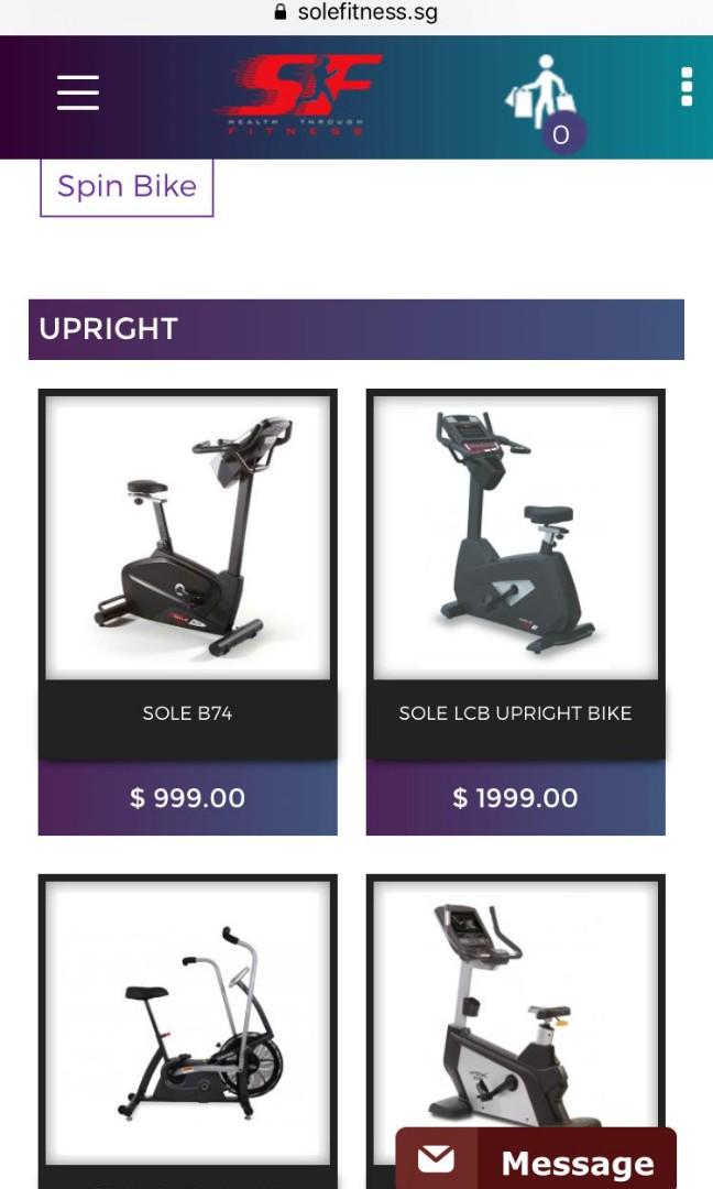 sole lcb upright bike
