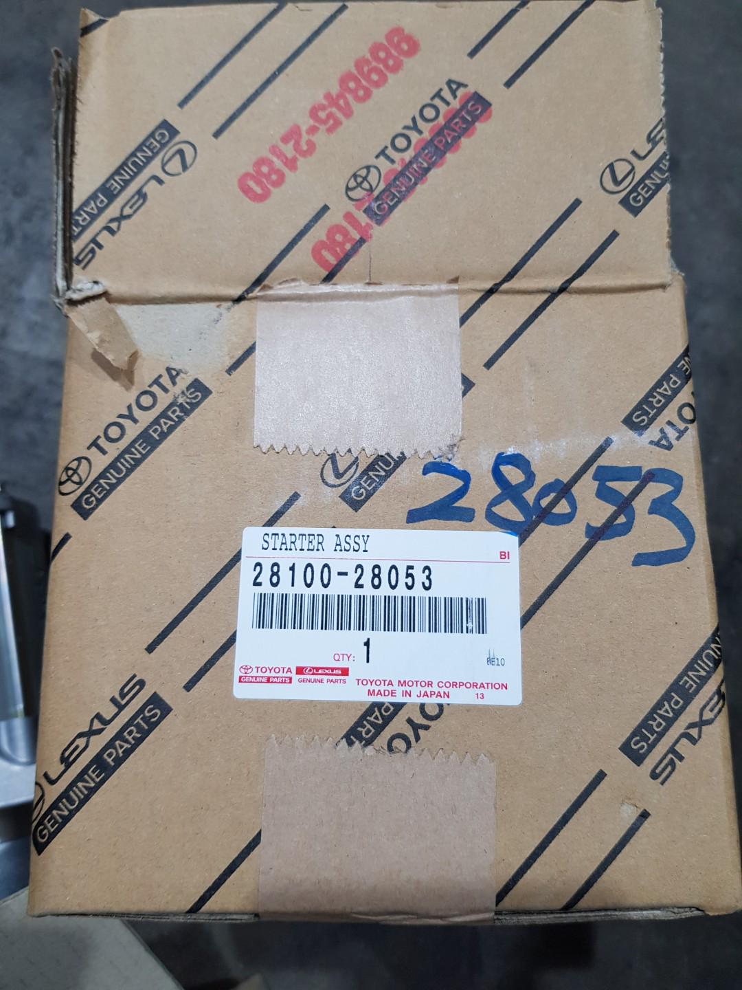 Toyota Estima acr50 starter assembly, Car Accessories, Accessories on
