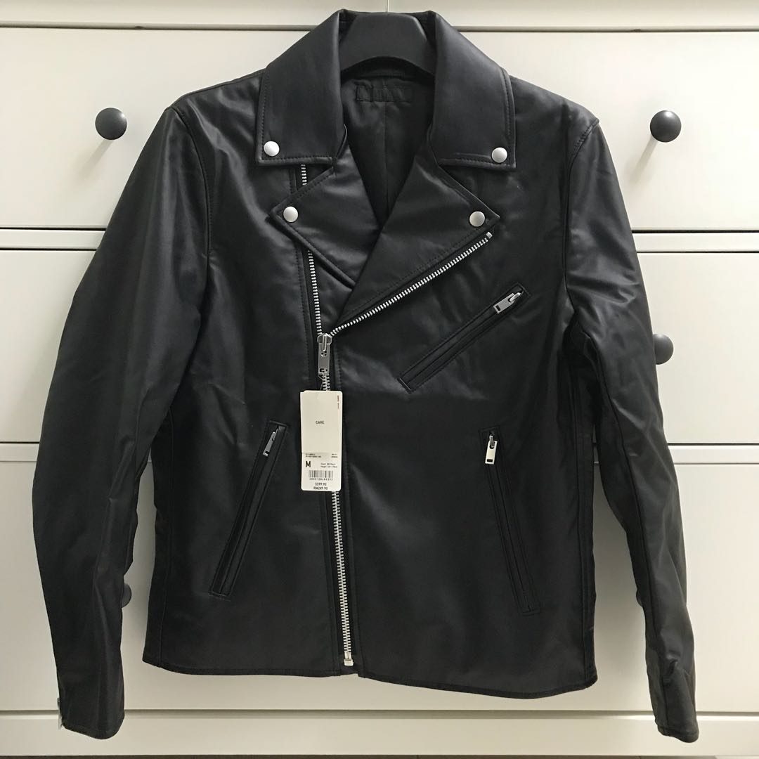 Leather jacket uniqlo outlet