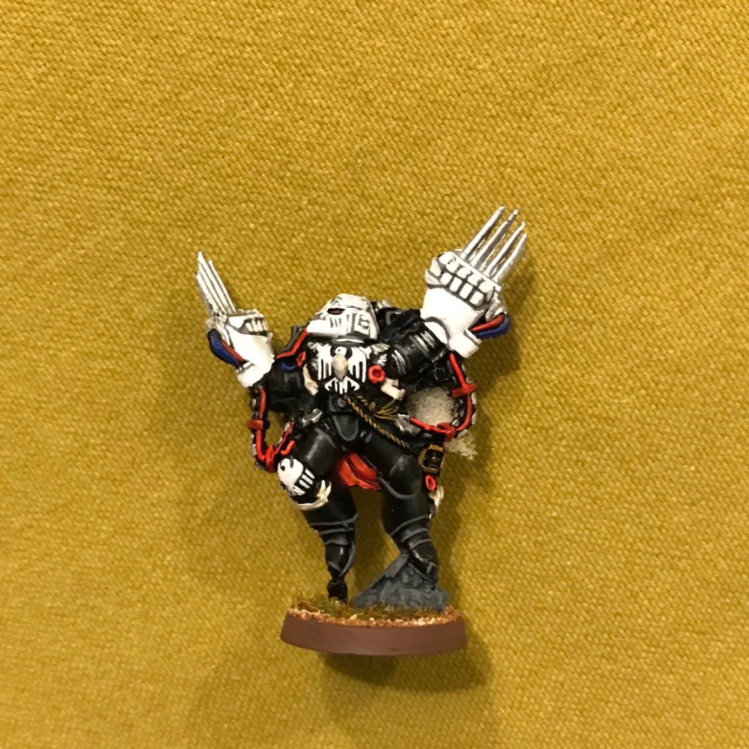 Warhammer 40K Raven Guard Chapter Master Kayvaan Shrike Painted Model