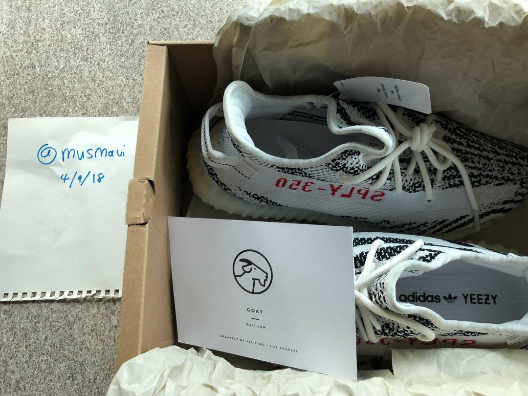Yeezy Boost 350 V2 Zebra, Men's Fashion, Footwear, Sneakers on Carousell