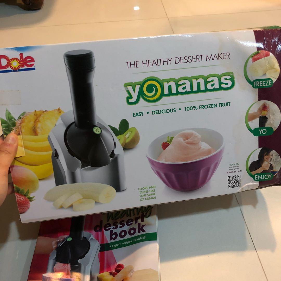 Yonanas healthy dessert maker ice cream maker, TV & Home Appliances