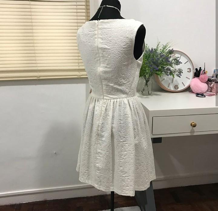 Zara V neck Lace Dress (Category: Dresses) located in Manila. Submitted by shopinessph (Listing ID 188511920, Image 3). Description: Brand New with Price tag! Original Store Sale price: Php 1590.