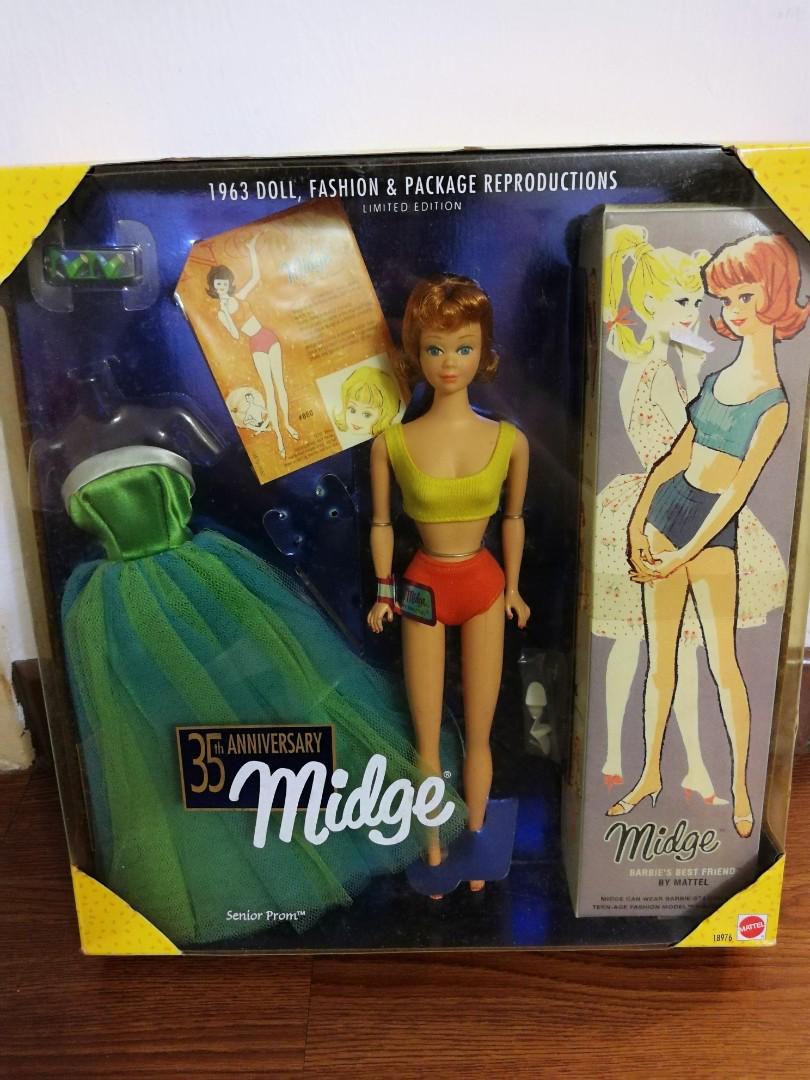 1963 midge barbie doll