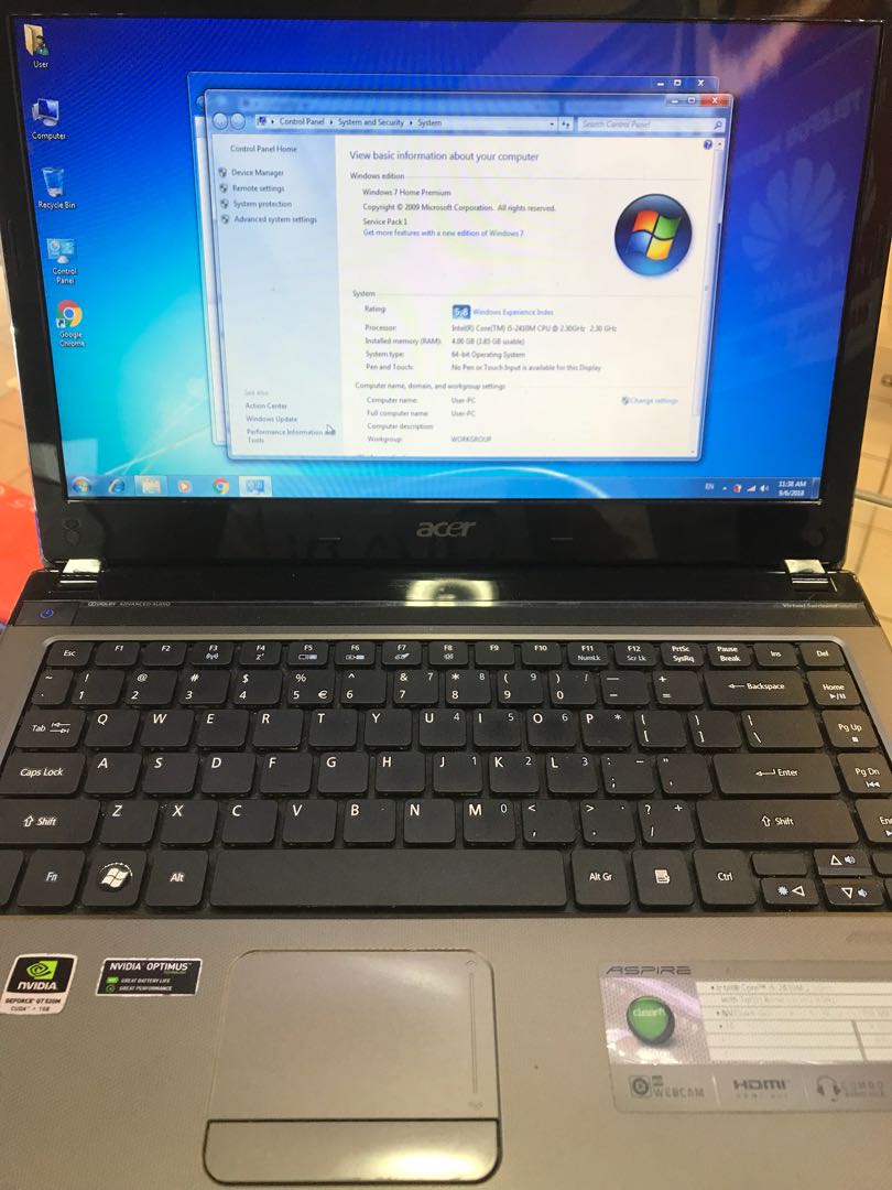 Acer Laptop I5 4gb Ram 500gb Hdd Electronics Komputer Dan Tablet Di Carousell