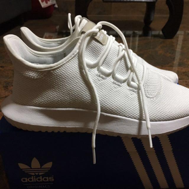 All white adidas outlet tubular shadow