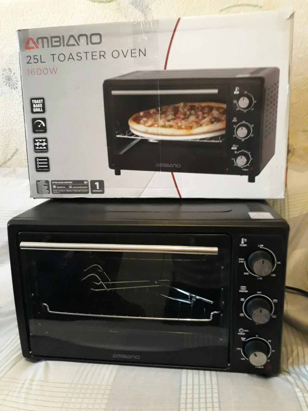 Ambiano oven toaster 2025