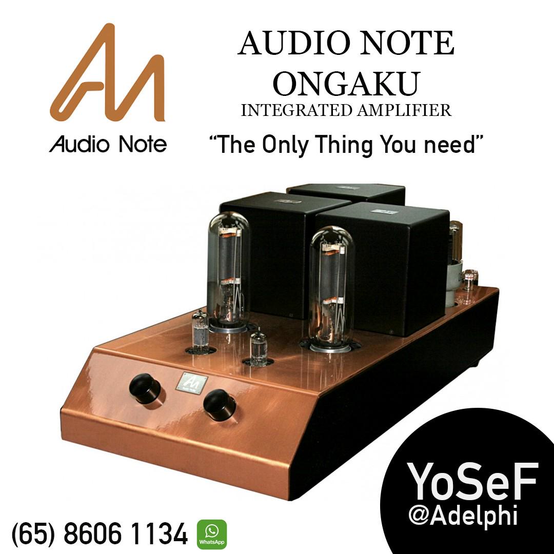Audio Note Ongaku Integrated Amplifier Electronics Audio On