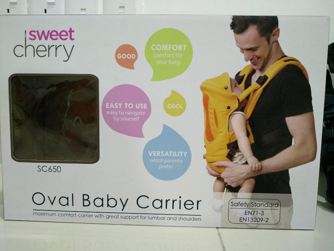 sweet cherry oval baby carrier