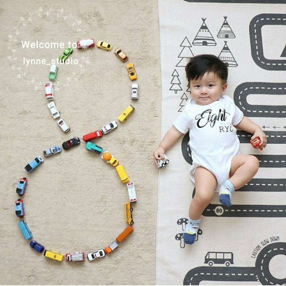 Baby Play Mat, Car Track Rug, Kids Room Decoration, Furniture & Home