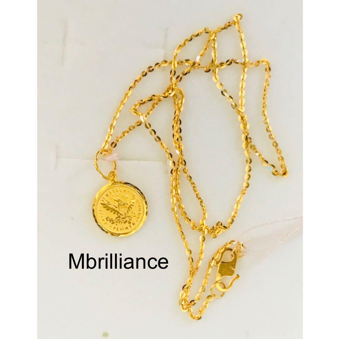 Baby queen necklace set 16 916 gold