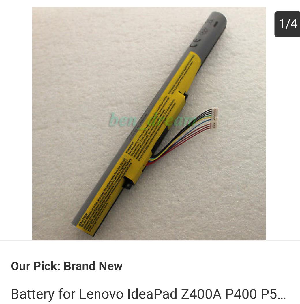 Battery For Lenovo Ideapad P400 Z400 Z400a Z410 Z500a Z510 L12s4k01 L12m4e21 Electronics Computers Others On Carousell