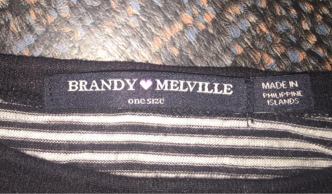 Brandy Melville Nadine Ringer top (Category: Others Tops) located in General Trias. Submitted by samwhere (Listing ID 188335392, Image 3). Description: ✨A staple in your closet ✨9/10 condition (there's a stain on the left sleeve, please see photo for reference) ✨100% Authentic ✨(when worn photo is from Brandy Melville's Website) #lfsale.