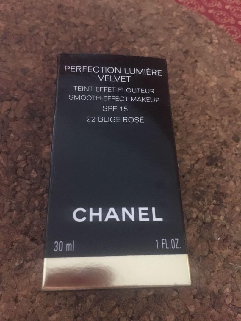 Chanel perfection lumiere velvet 22 beige rose, Beauty & Personal Care,  Face, Makeup on Carousell