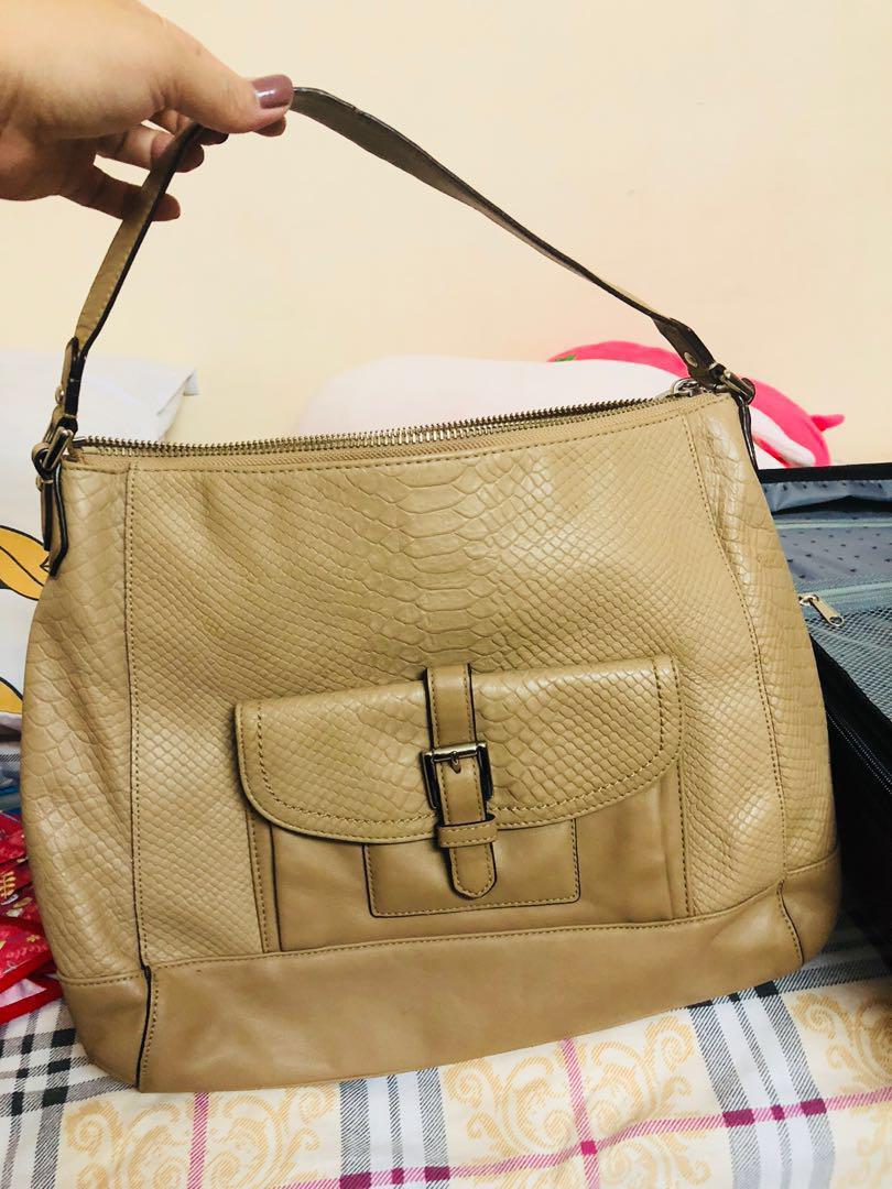 Coach charlie leather hobo on sale
