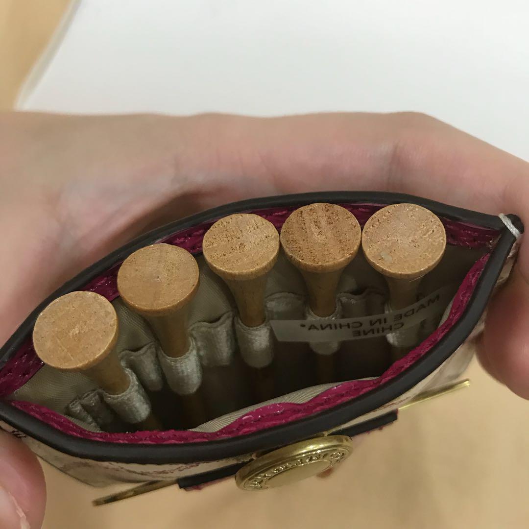 Coach Golf Balls Holder and Peg Holder, Sports Equipment, Sports