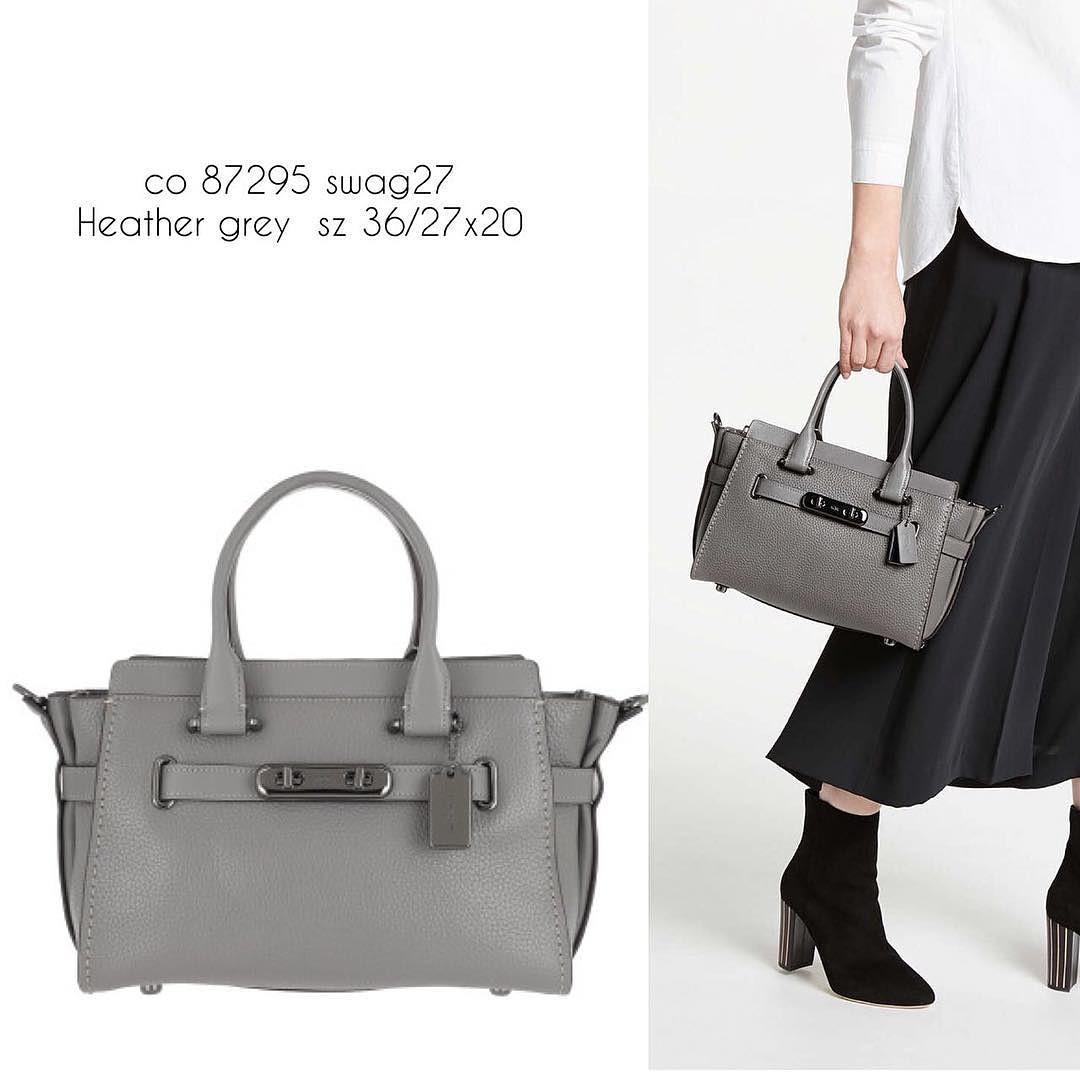 Coach swagger grey hot sale