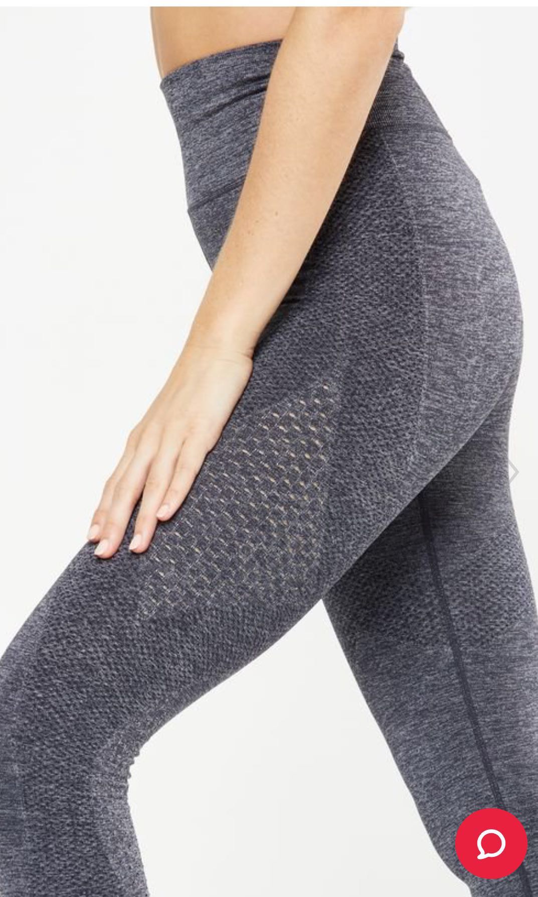 Cotton On Body Seamless Jacquard Tights in Charcoal Marle (RTP: $39.90)