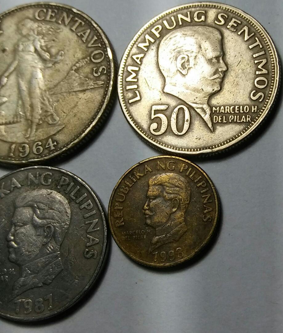 Different Fifty Centavo Coins, Hobbies & Toys, Memorabilia ...
