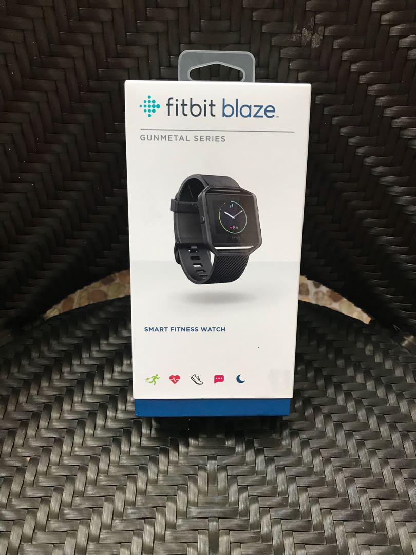Fitbit blaze gunmetal series top