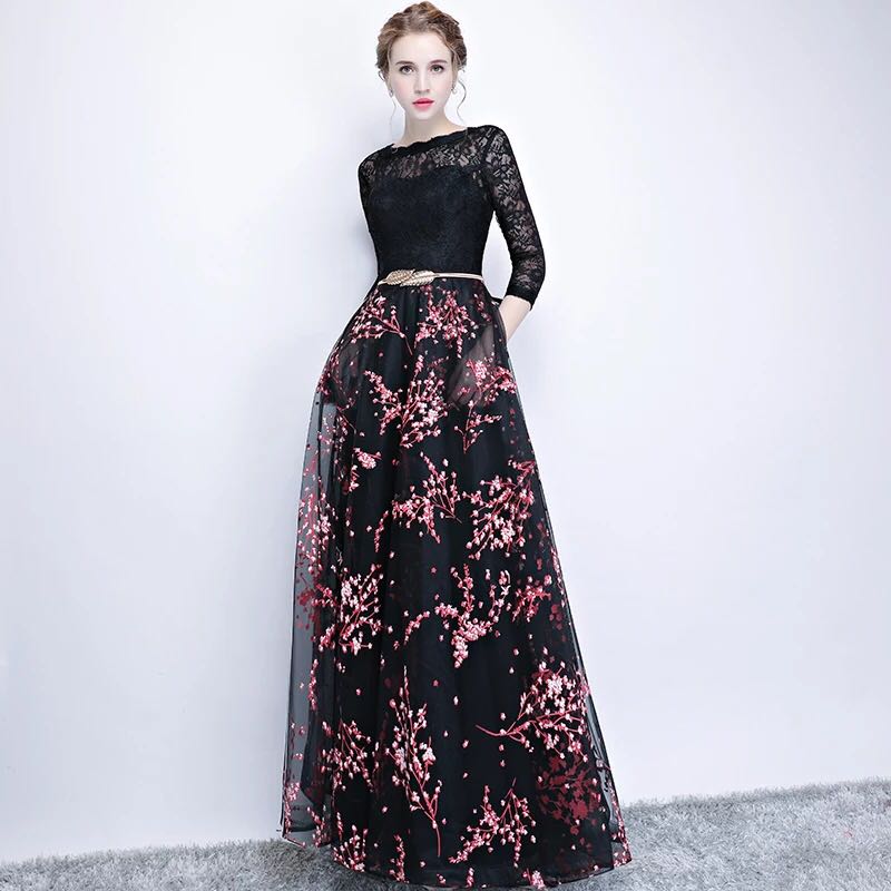 long dresses for dinner