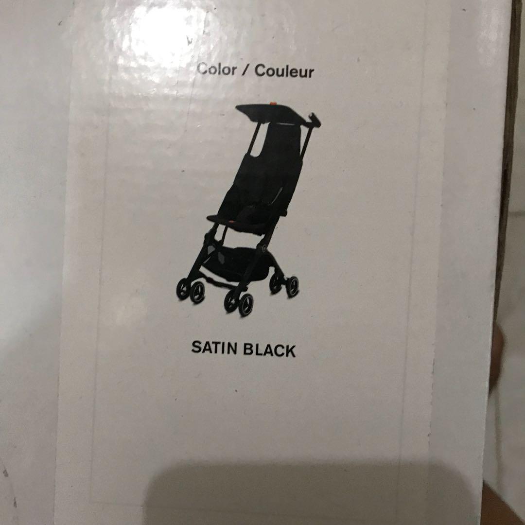 GB Pockit Stroller in Satin Black Babies Kids Going Out Strollers on Carousell