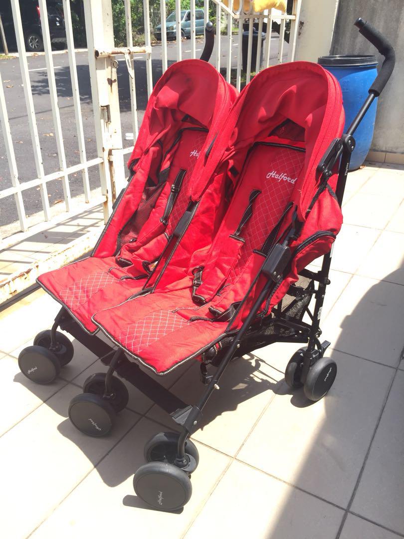 Halford Fliplite Twin Stroller