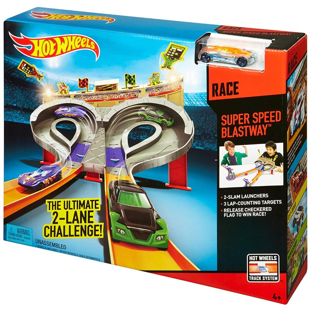 hot wheels super speed blastway track set